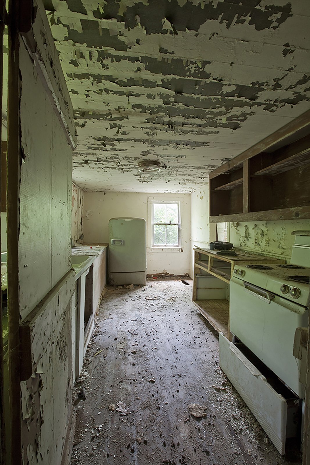 Urban Archeology & Modern Ruins — Oakley Stoll House Kitchen